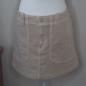 NWT American Eagle Tan High Rise Stretch Skirt with Pockets